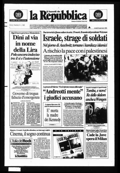 Il lunedì de La repubblica